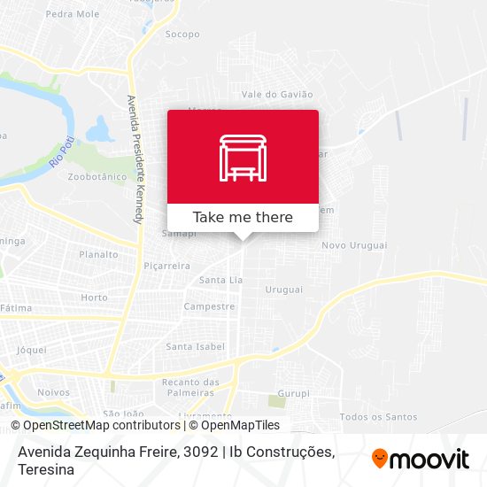 Avenida Zequinha Freire, 3092 | Ib Construções map