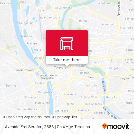 Avenida Frei Serafim, 2386 | Ccs / Hgv map