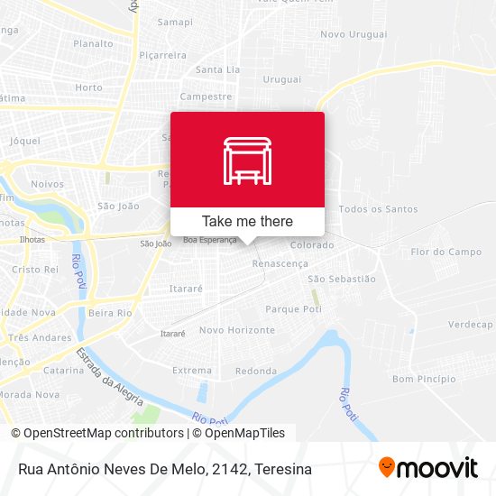 Rua Antônio Neves De Melo, 2142 map