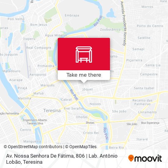 Av. Nossa Senhora De Fátima, 806 | Lab. Antônio Lobão map