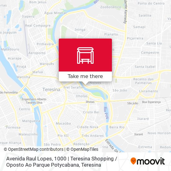 Mapa Avenida Raul Lopes, 1000  | Teresina Shopping / Oposto Ao Parque Potycabana