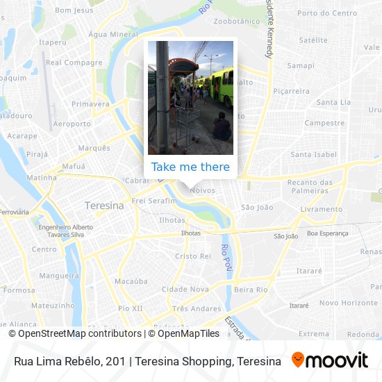 Rua Lima Rebêlo, 201 | Teresina Shopping map