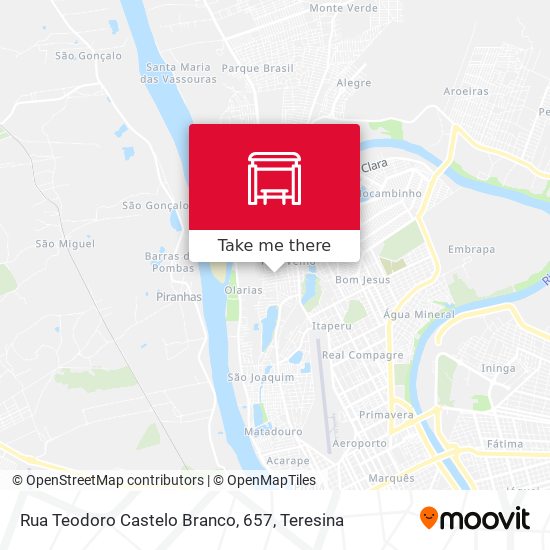 Mapa Rua Teodoro Castelo Branco, 657