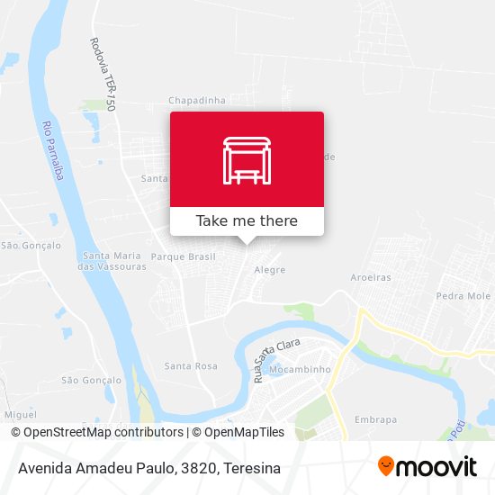 Avenida Amadeu Paulo, 3820 map