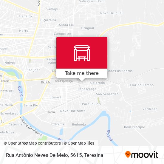 Rua Antônio Neves De Melo, 5615 map