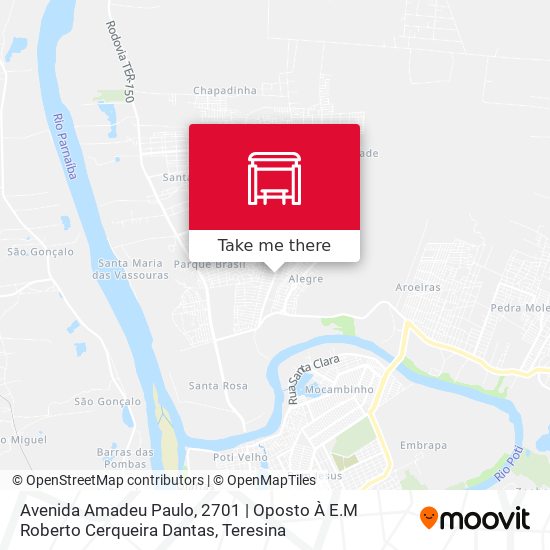 Avenida Amadeu Paulo, 2701 | Oposto À E.M Roberto Cerqueira Dantas map