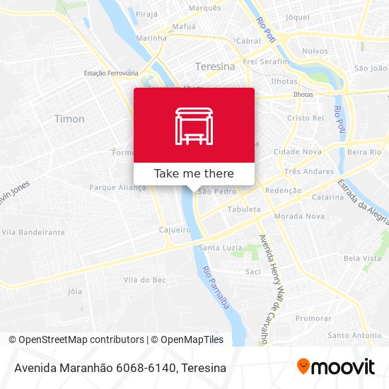 Mapa Avenida Maranhão 6068-6140