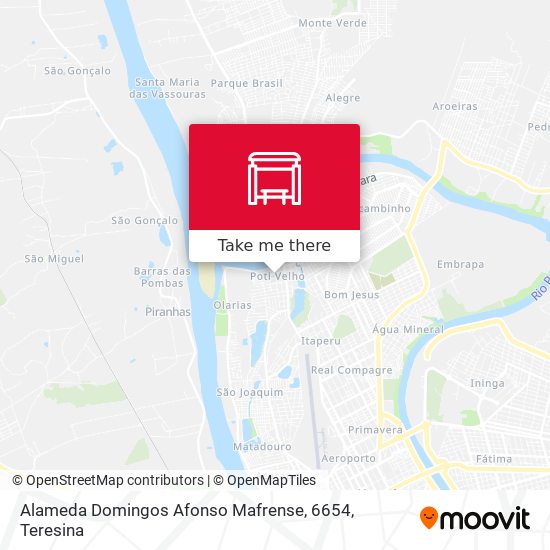 Alameda Domingos Afonso Mafrense, 6654 map