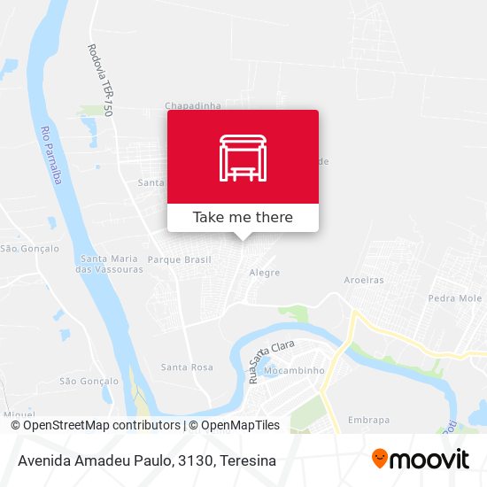 Mapa Avenida Amadeu Paulo, 3130