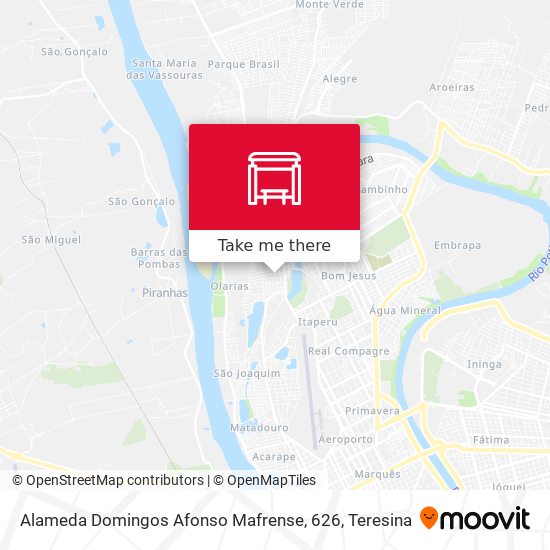 Alameda Domingos Afonso Mafrense, 626 map