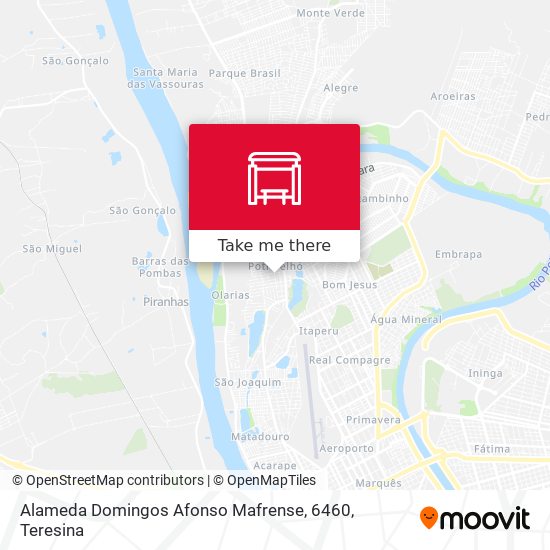 Mapa Alameda Domingos Afonso Mafrense, 6460
