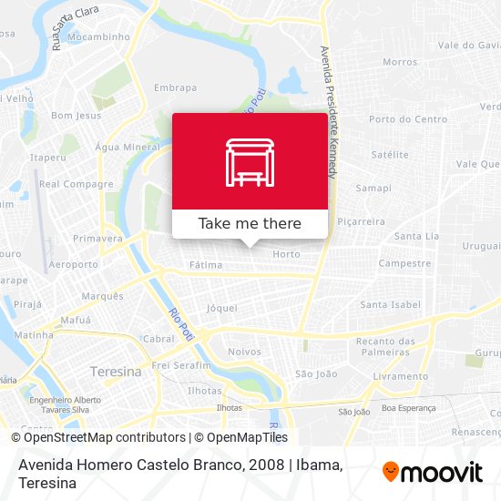 Avenida Homero Castelo Branco, 2008 | Ibama map