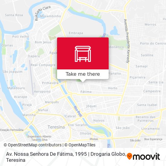 Av. Nossa Senhora De Fátima, 1995 | Drogaria Globo map