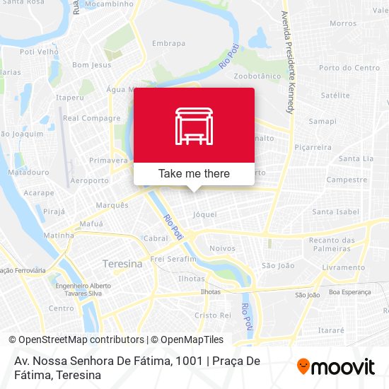 Mapa Av. Nossa Senhora De Fátima, 1001 | Praça De Fátima