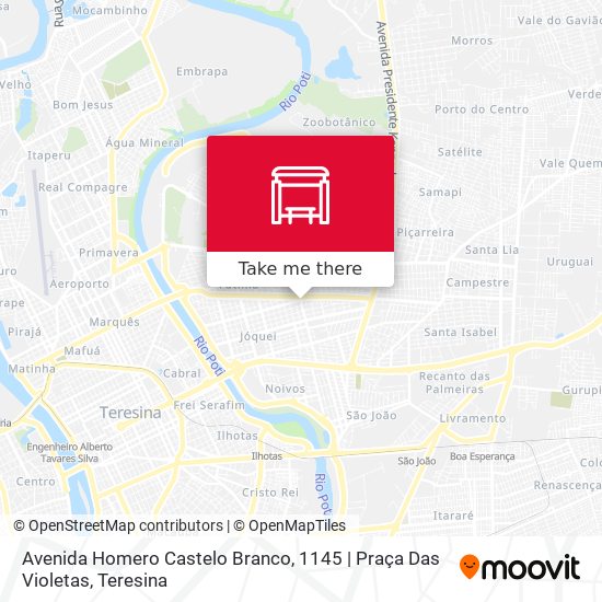 Avenida Homero Castelo Branco, 1145 | Praça Das Violetas map