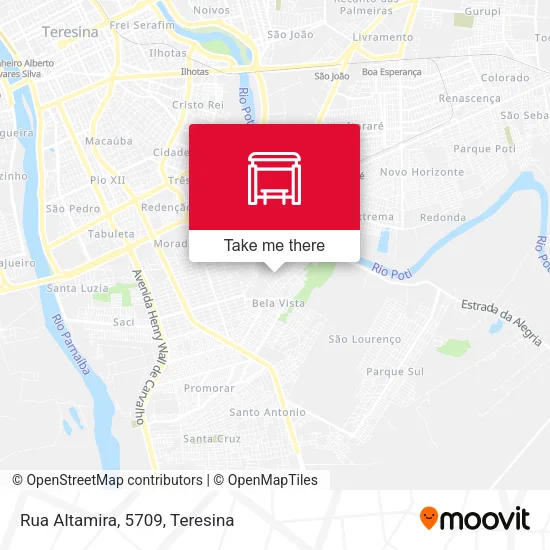 Rua Altamira, 5709 map