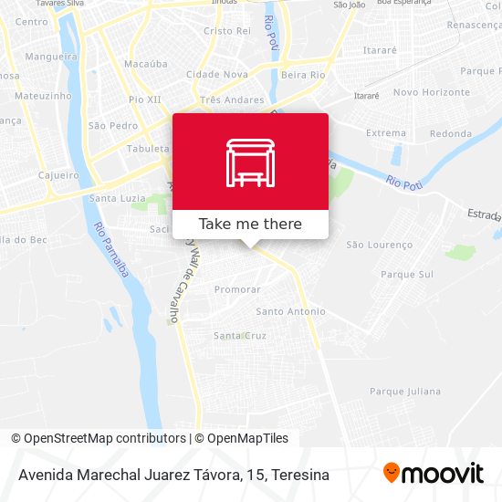 Mapa Avenida Marechal Juarez Távora, 15