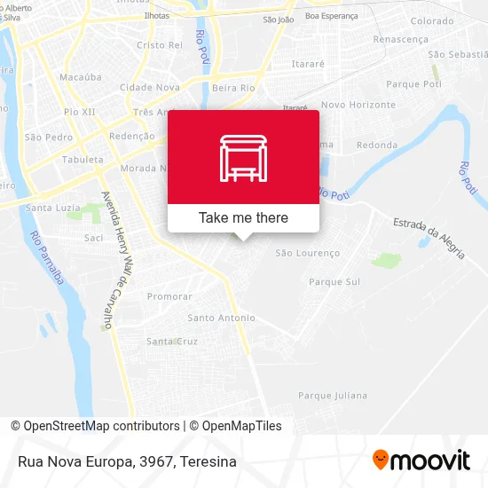 Rua Nova Europa, 3967 map