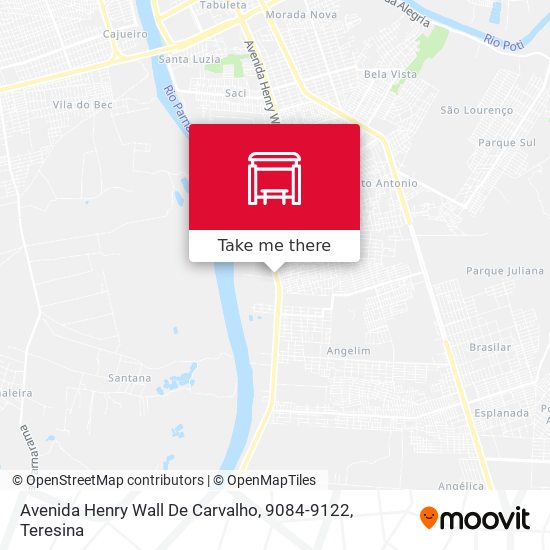 Mapa Avenida Henry Wall De Carvalho, 9084-9122