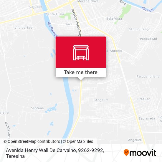 Mapa Avenida Henry Wall De Carvalho, 9262-9292