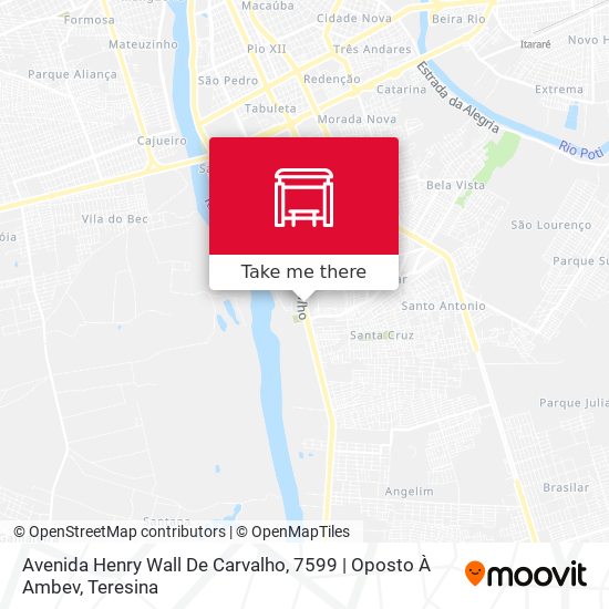 Avenida Henry Wall De Carvalho, 7599 | Oposto À  Ambev map