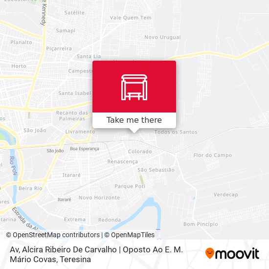 Av, Alcira Ribeiro De Carvalho | Oposto Ao E. M. Mário Covas map