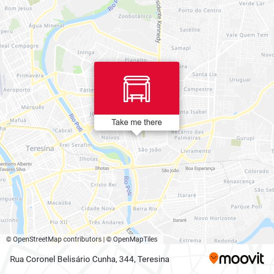 Rua Coronel Belisário Cunha, 344 map