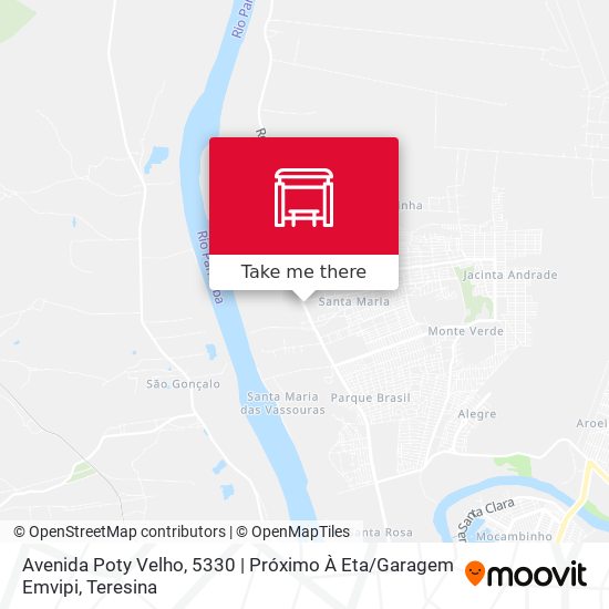 Avenida Poty Velho, 5330 | Próximo À Eta / Garagem Emvipi map