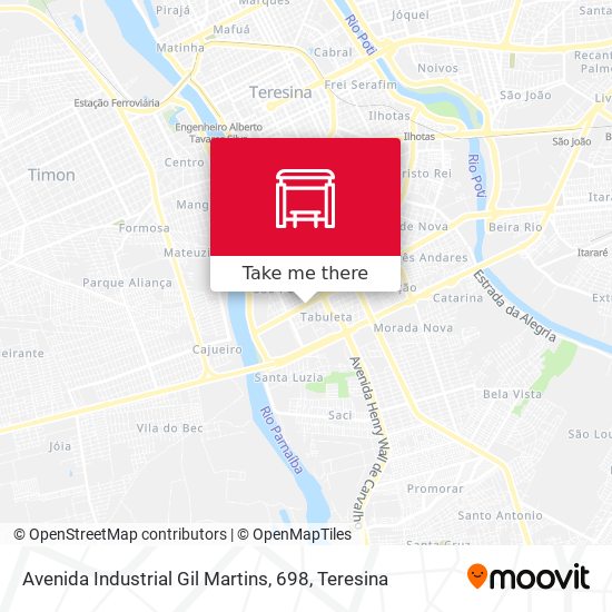 Mapa Avenida Industrial Gil Martins, 698