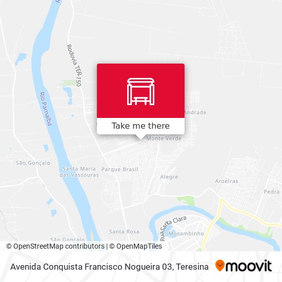 Avenida Conquista Francisco Nogueira 03 map