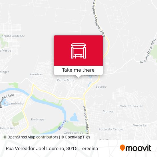 Mapa Rua Vereador Joel Loureiro, 8015