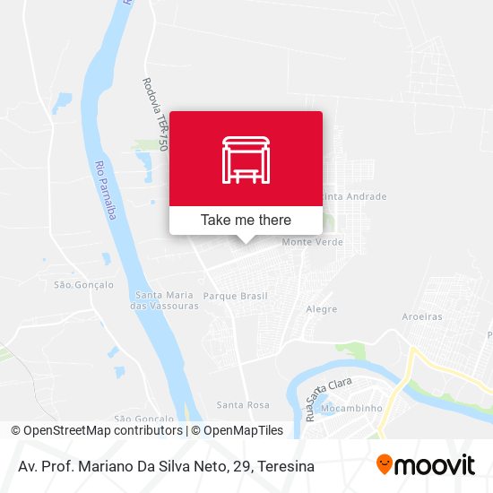 Mapa Av. Prof. Mariano Da Silva Neto, 29