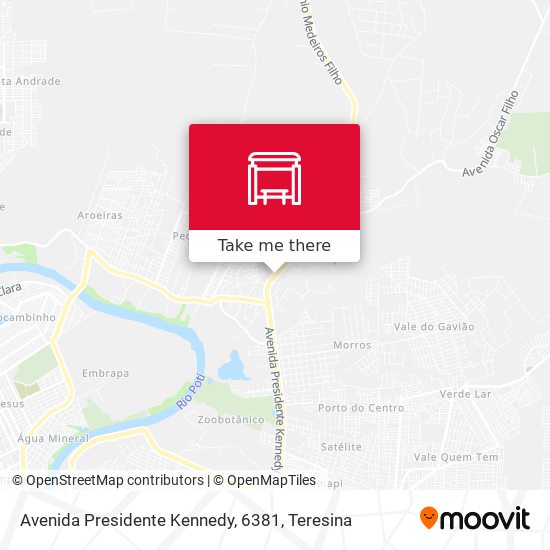 Mapa Avenida Presidente Kennedy, 6381