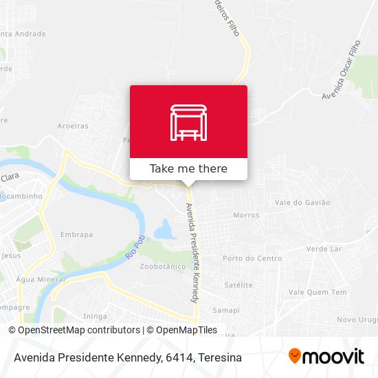 Mapa Avenida Presidente Kennedy, 6414