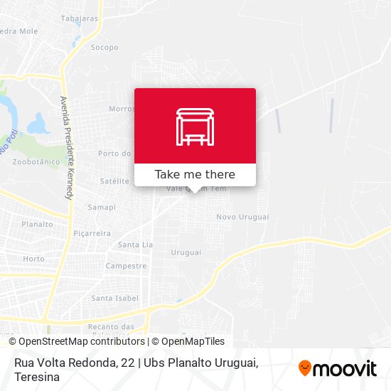 Rua Volta Redonda, 22 | Ubs Planalto Uruguai map