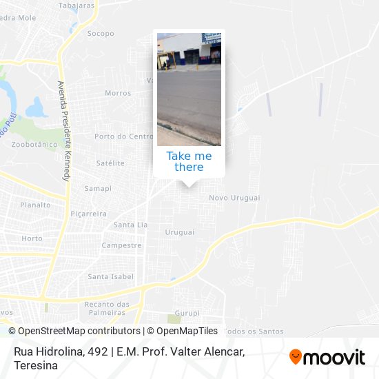 Rua Hidrolina, 492 | E.M. Prof. Valter Alencar map
