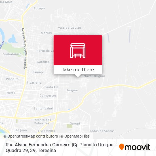 Rua Alvina Fernandes Gameiro |Cj. Planalto Uruguai-Quadra 29, 39 map