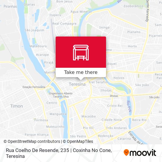 Mapa Rua Coelho De Resende, 235 | Coxinha No Cone