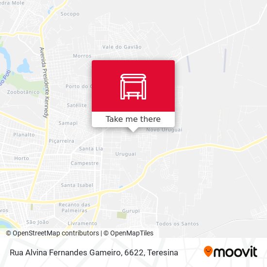 Rua Alvina Fernandes Gameiro, 6622 map