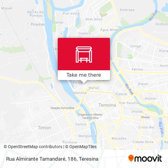 Mapa Rua Almirante Tamandaré, 186