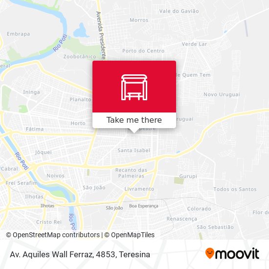 Mapa Av. Aquiles Wall Ferraz, 4853