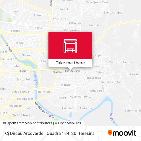 Cj Dirceu Arcoverde I Quadra 134, 20 map