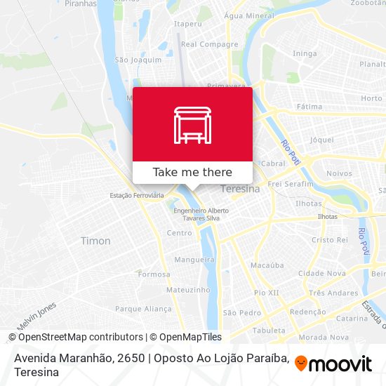 Avenida Maranhão, 2650 | Oposto Ao Lojão Paraíba map