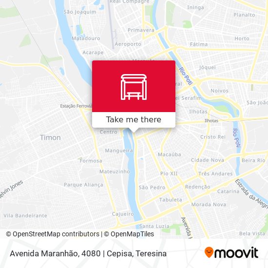 Mapa Avenida Maranhão, 4080 | Cepisa