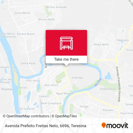 Avenida Prefeito Freitas Neto, 6696 map