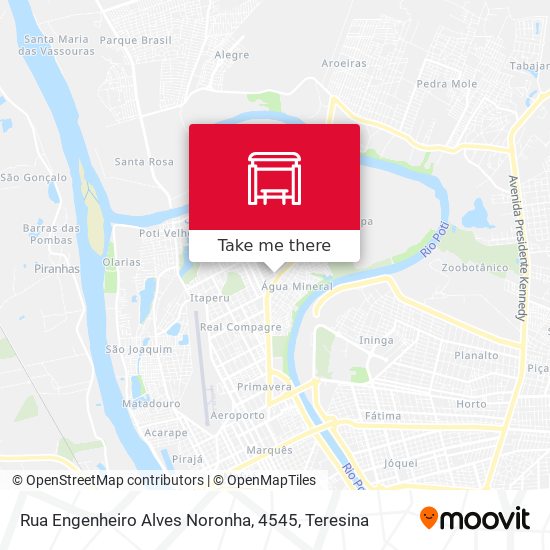 Mapa Rua Engenheiro Alves Noronha, 4545