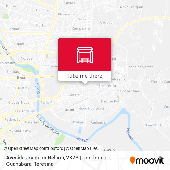 Mapa Avenida Joaquim Nelson, 2323 | Condomínio Guanabara