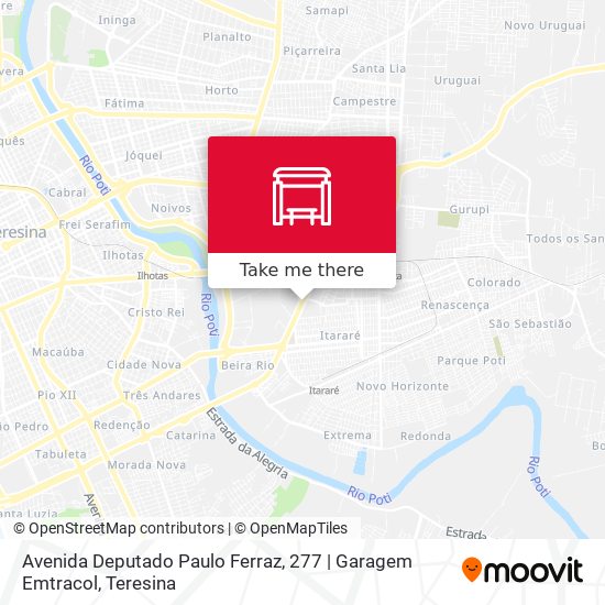 Mapa Avenida Deputado Paulo Ferraz, 277 | Garagem Emtracol