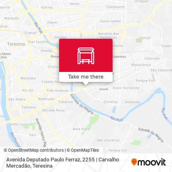 Avenida Deputado Paulo Ferraz, 2255 | Carvalho Mercadão map