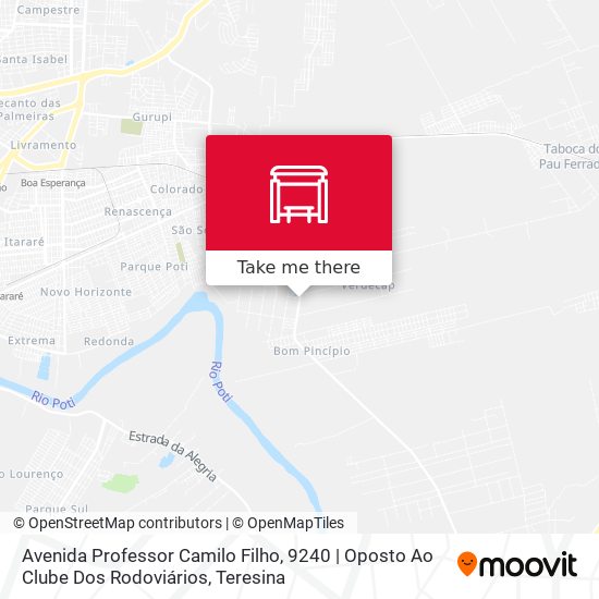 Avenida Professor Camilo Filho, 9240 | Oposto Ao Clube Dos Rodoviários map